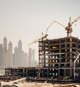 Building under construction UAE